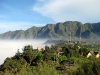 Looking towards Panjakan summit from the crater rim