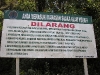 Warning sign