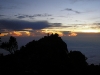 Dawn on Sumbing crater