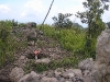 The ancient cairns on the rarely-visited western peak