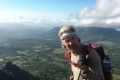 David on the ascent of Matebean (Nicholas Hughes, July 2018)