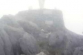 Stature of Christ on summit of Matebean (Maike Willuwiet, July 2018)
