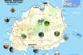 Tourist map of Bawean Island