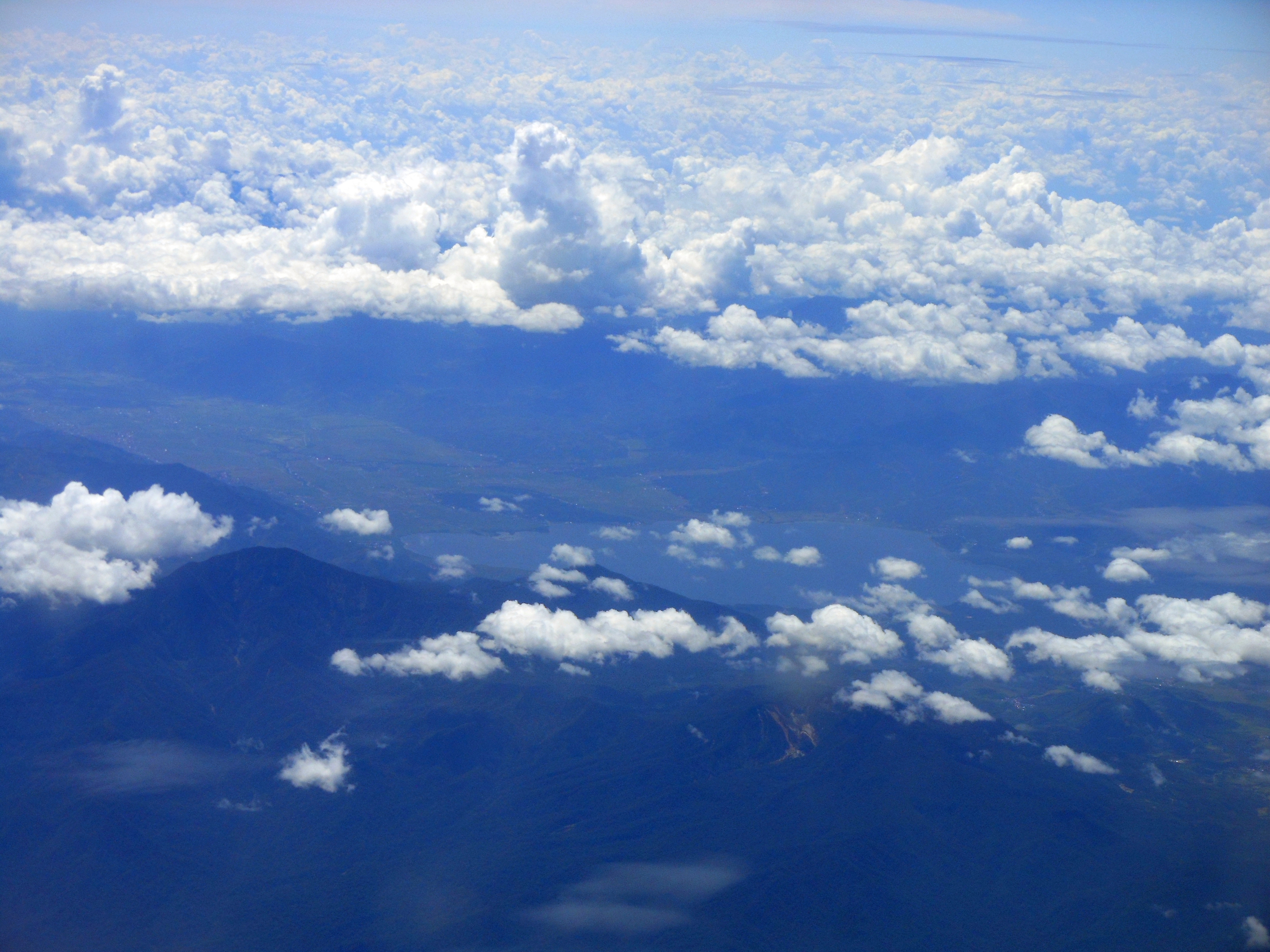 raya and lake kerinci from above
