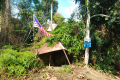 Bukit Lagong - collapsed beirut at the summit (Dan Quinn, August 2024)