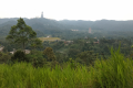 Gunung Bunga Buah - view from near the trailhead (Dan Quinn, August 2024)