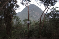 At the summit of Gunung Kerunai, looking to Kenderong (Dan Quinn, July 2024)