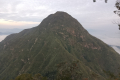 At the summit of Gunung Kerunai, looking to Kenderong (Dan Quinn, July 2024)