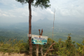 The summit of Gunung Alai, looking to Kenderong-Kerunai (Dan Quinn, July 2024)