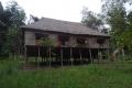 06 A traditional house of orang asli on the trailhead to gunung Korbu