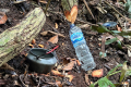 Gunung Masamba - Collecting water from rattan (Chris Willmett, November 2025)