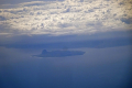 Pulau Mules and Poco Kepi mountain seen from a flight to Kupang (Dan Quinn, June 2021)