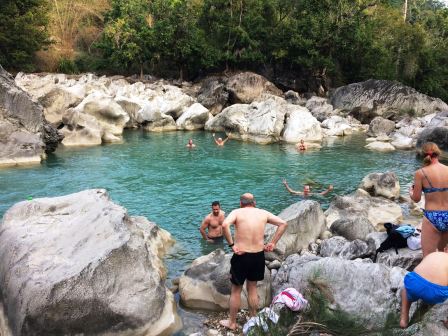 Swimming hole near Guest House Adriano (Brigitte Haering, July 2018)