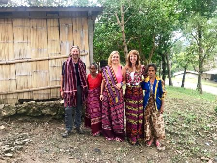 Traditional Timorese tais in village near Ossu (Lisa Peterskovsky, July 2018)