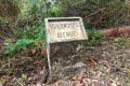 Old colonial-era marker on the road up Bukit Kledang (Dan Quinn, July 2024)