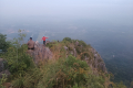 Gunung Pulai - at the summit (Dan Quinn, July 2024)